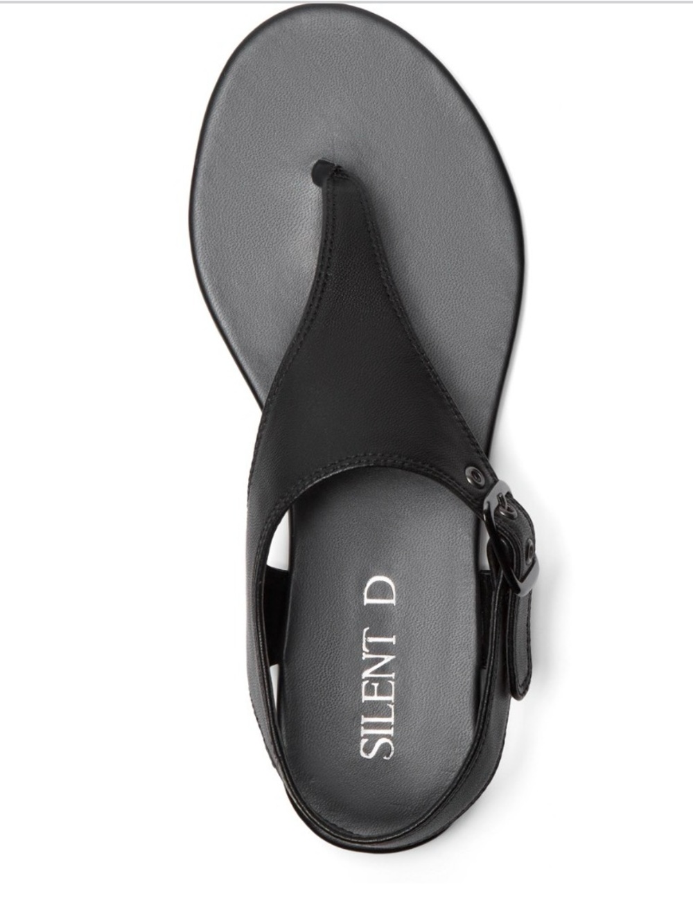 NEW Women’s Black Strappy Sandals with Buckle